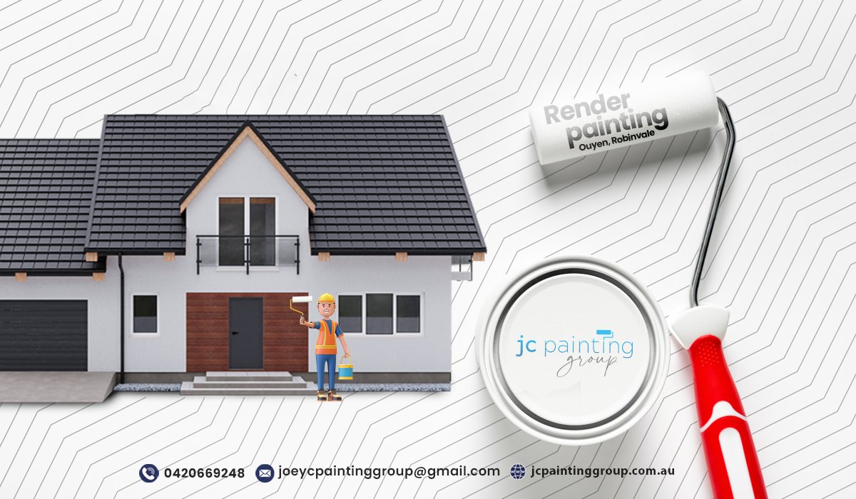 Render painting Ouyen, Robinvale